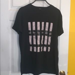 Black Forever 21 Graphic Tee Top